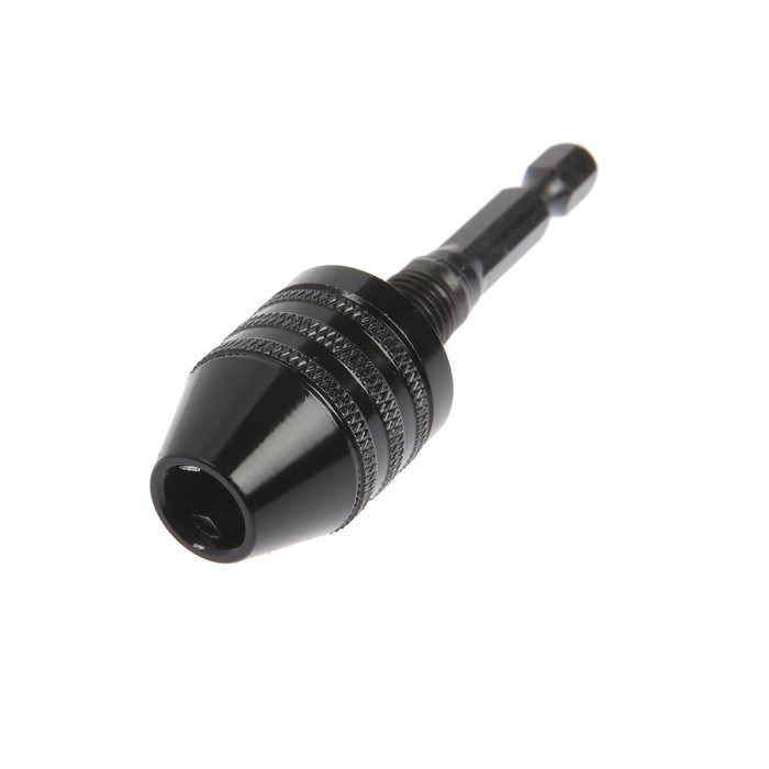 Мини-патрон для дрели, ТУНДРА, хвостовик 1/4&quot;, зажим 0.3 - 6.5 мм