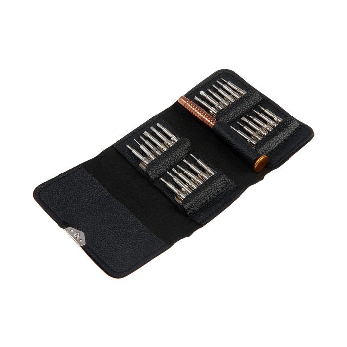 17141790_big Набор для точных работ ТУНДРА, в кожаном чехле, 25 предметов — изображение 5