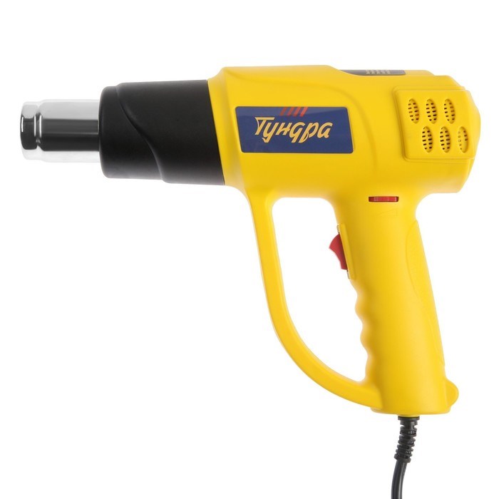 17144302_big Строительный фен ТУНДРА, 2000 Вт, 250-500 л/мин, плавная регулировка 60-600 °С, ЖК-дисплей — изображение 7