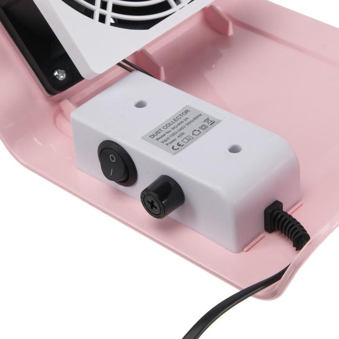 700-nw Пылесос для маникюра TNL Motion, 40 Вт, 2700 об/мин, 30 Дб, 220 В, розовый — изображение 3