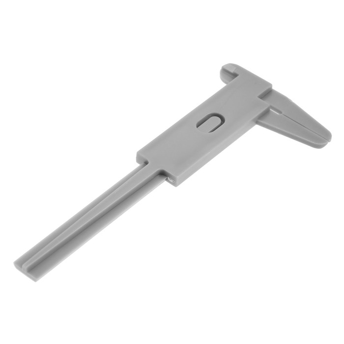 700-nw Штангенциркуль ЛОМ,  с глубинометром, цена деления 0.05 мм, пластиковый, 80 мм — изображение 3