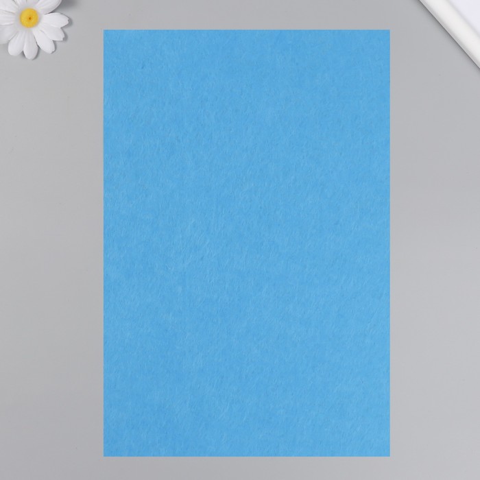 700-nw Фетр жесткий 1 мм "Небесная лазурь" набор 10 листов формат А4 — изображение 4