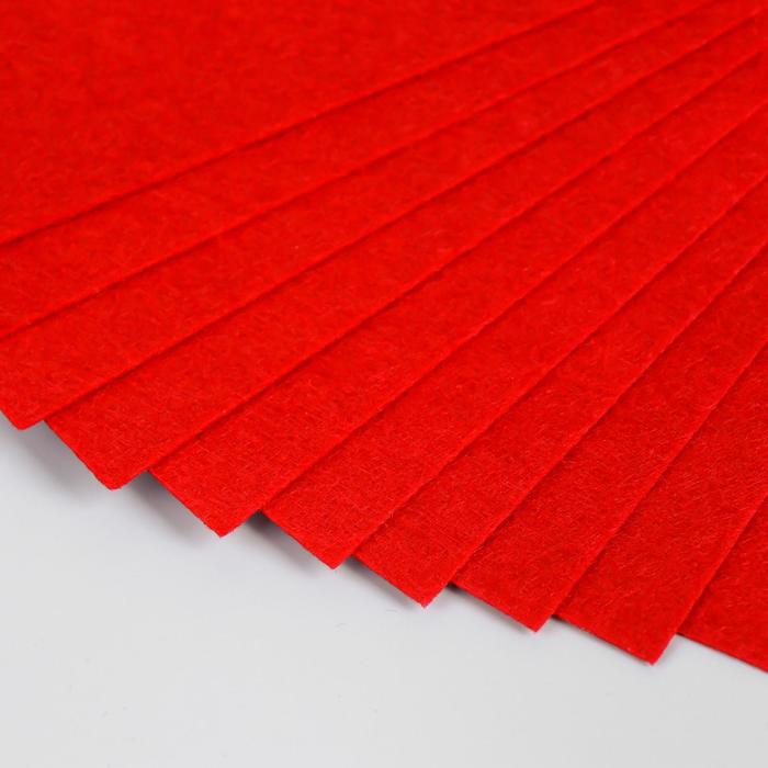 700-nw Фетр мягкий 1 мм "Бордовый" набор 10 листов формат А4 — изображение 4