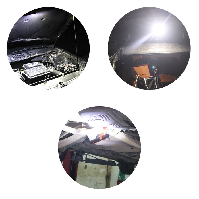 700-nw Фонарь рабочий автомобильный, аккумуляторный "Мастер К", 3 Вт, 100 лм, 1200 мАч, USB — изображение 3