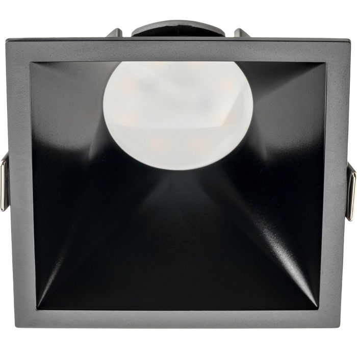 700-nw Свет-к встр-й, ARTIN, скрыт ламп квадр 94х94х52мм монтаж отв 85х85мм GU5.3 пласт чер 51438 1 — изображение 4