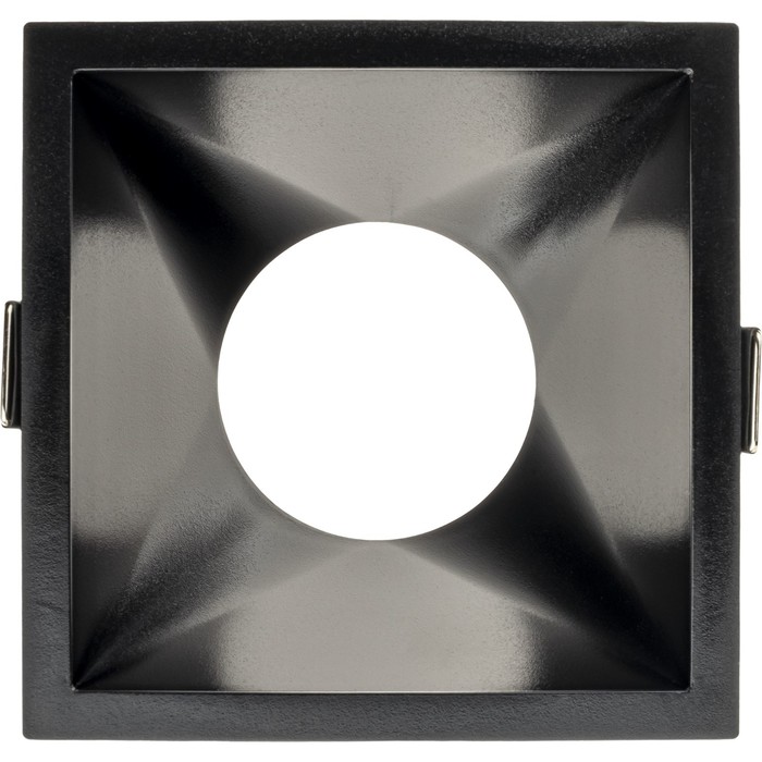 700-nw Свет-к встр-й, ARTIN, скрыт ламп квадр 94х94х52мм монтаж отв 85х85мм GU5.3 пласт чер 51438 1 — изображение 6