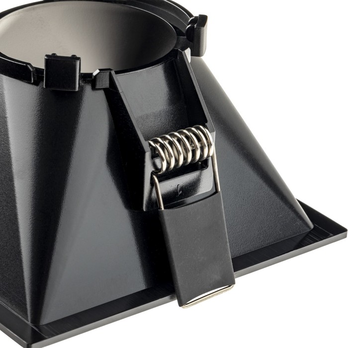 700-nw Свет-к встр-й, ARTIN, скрыт ламп квадр 94х94х52мм монтаж отв 85х85мм GU5.3 пласт чер 51438 1 — изображение 11