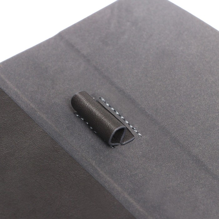 700-nw Ежедневник недатированный А5, 136 листов SENATE, обложка искусственная кожа, магнитный хлястик, сменный блок, серый — изображение 5