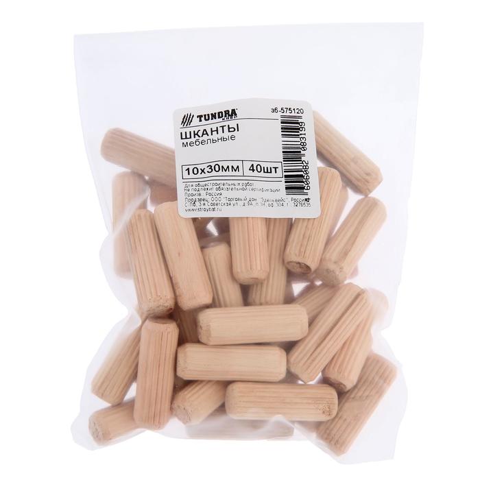 700-nw Мебельный шкант ТУНДРА krep, 10х30 мм, 40 шт — изображение 2