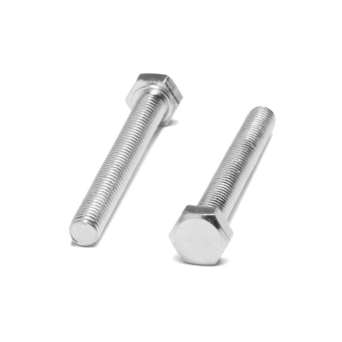 700-nw Болт СТРОЙБАТ, с шестигранной головкой, оцинкованный, DIN933, М5х40 мм, 60 шт — изображение 2