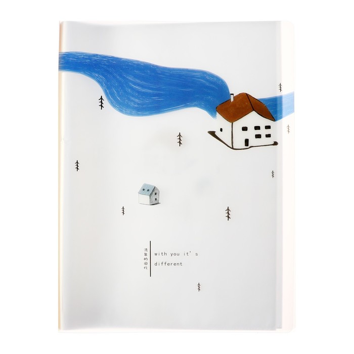 700-nw Папка формат А4, с 30 прозрачными файлами "Река", МИКС — изображение 5