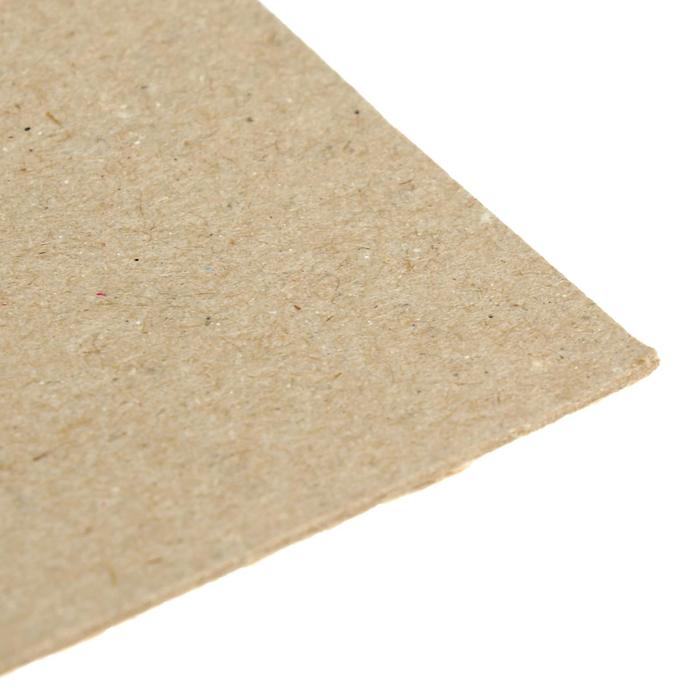 700-nw Картон переплетный 0.9 мм, 30 х 30, 50 листов, 540 г/м2, серый — изображение 3