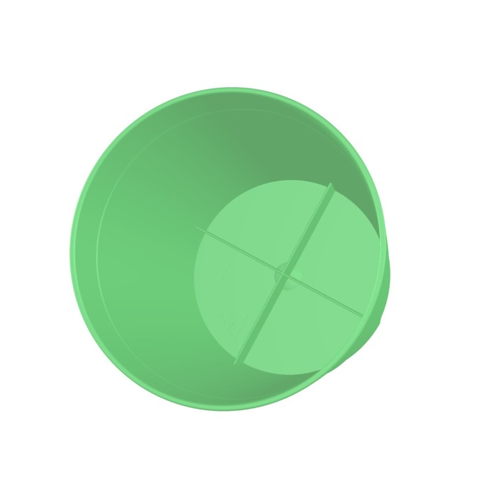 700-nw Подставка-стакан Calligrata "Доступный офис", пластик, зеленая — изображение 2