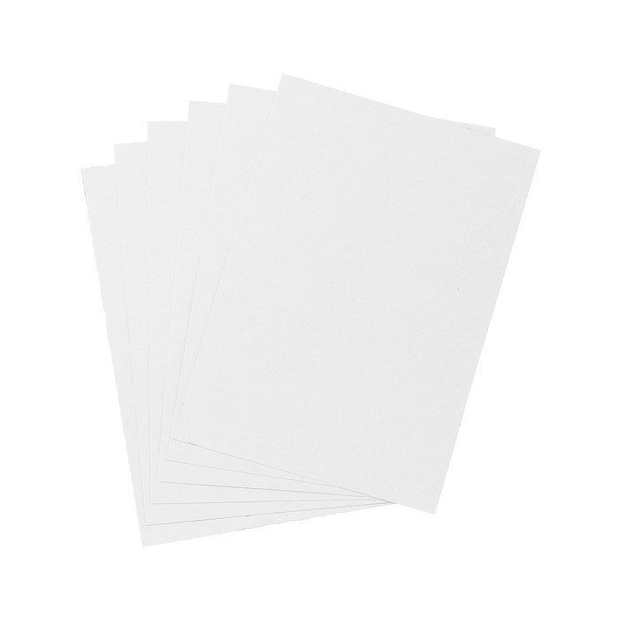 700-nw Картон белый А5, 6 листов, 220 г/м2 Calligrata, немелованный, ЭКОНОМ — изображение 5