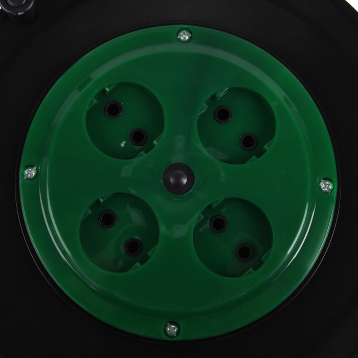 700-nw Катушка 4 розетки, б/з, IP20, 16 А, УХЛ2, зеленая — изображение 2