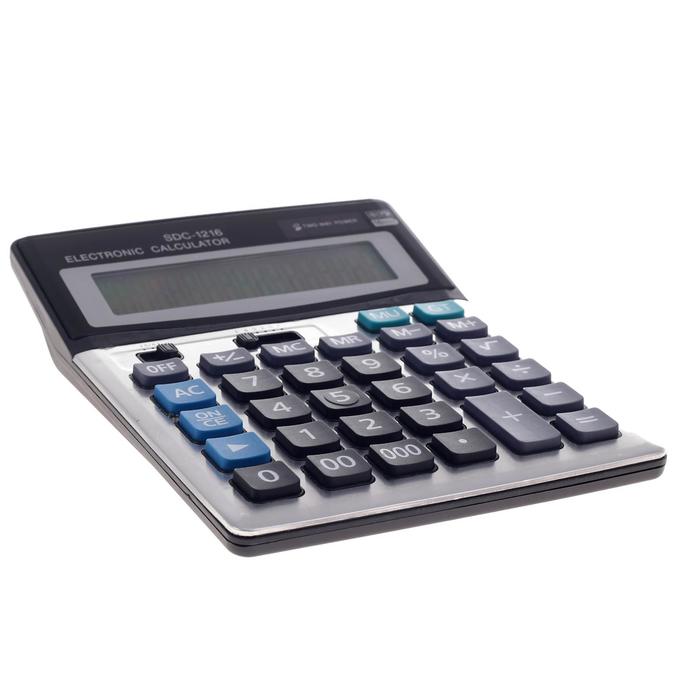 700-nw Калькулятор настольный, 16 - разрядный, SDC - 1216 — изображение 2