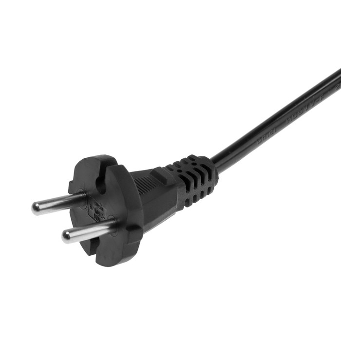 700-nw Удлинитель Uniel Standart, 3 розетки, 3 м, 10 А, 2500 Вт, без з/к, черный — изображение 2