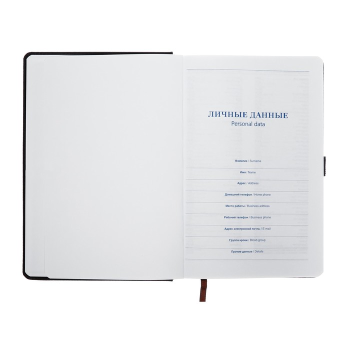 700-nw Ежедневник недатированный, обложка ПВХ, формат А5, 140 л, клетка, с хлястиком, МИКС — изображение 8