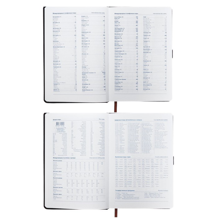 700-nw Ежедневник недатированный, обложка ПВХ, формат А5, 140 л, клетка, с хлястиком, МИКС — изображение 9