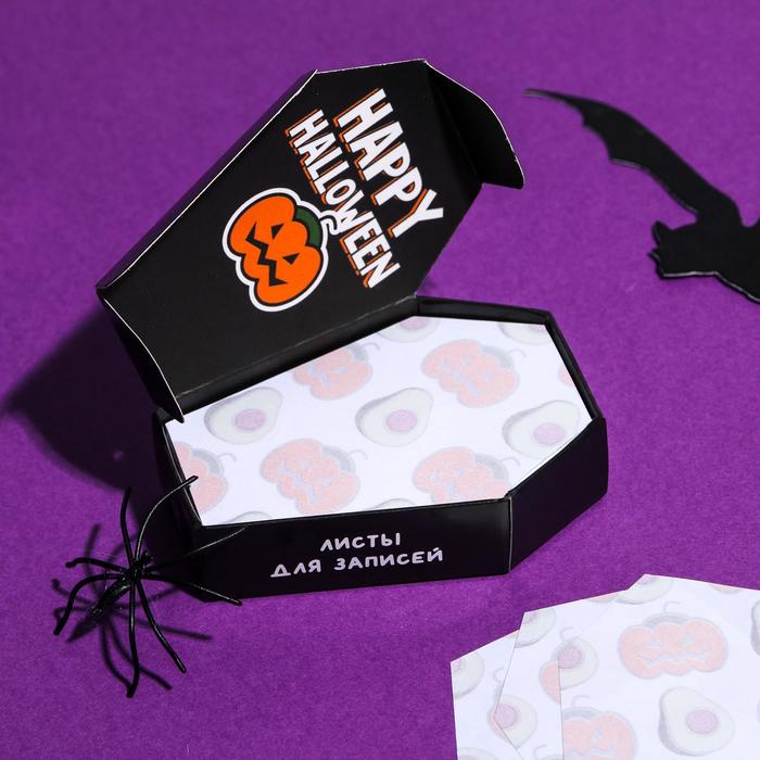 700-nw Листы для записей в коробке-гробик, 200 шт. Happy Halloween — изображение 2