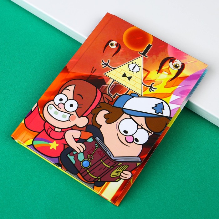 700-nw Блокнот А6, 64 листа, в твёрдой обложке, Гравити Фолз — изображение 3