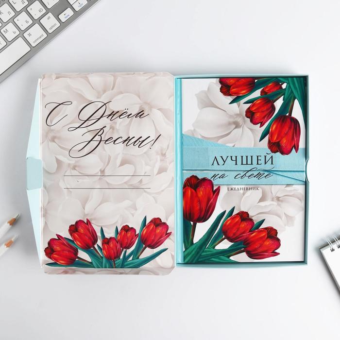 700-nw Ежедневник в подарочной коробке «Расцветай», 80 листов — изображение 4