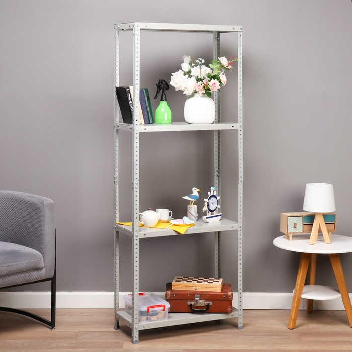 700-nw Стеллаж металлический, MS 1850x700x300, 4 полки — изображение 4