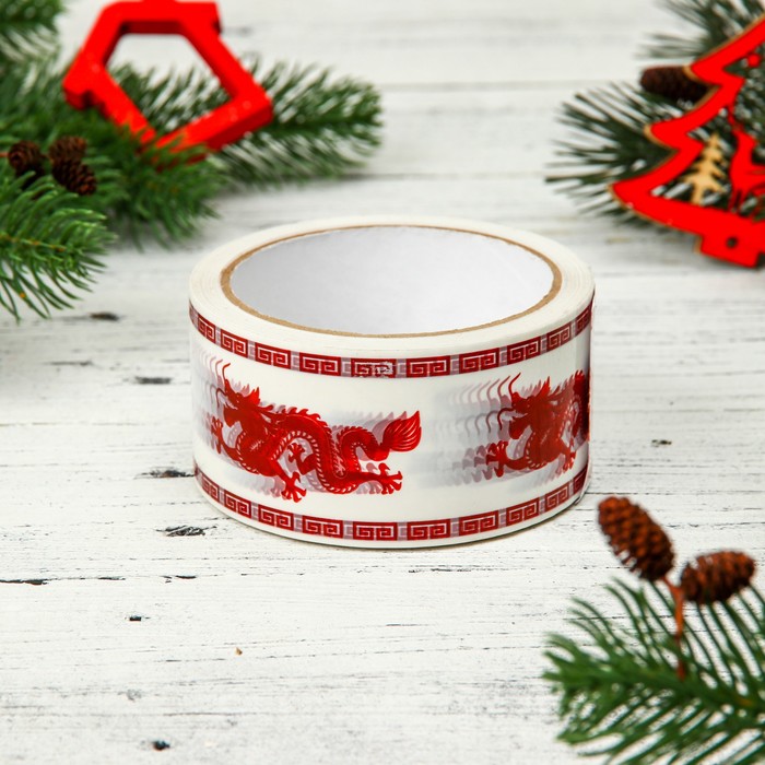 700-nw Новогодний скотч с логотипом «Драконы», 48 х 45 м, 45 мкм — изображение 2