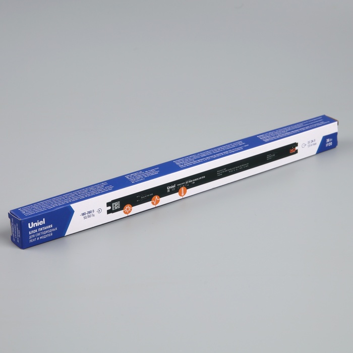 700-nw Ультратонкий блок питания для светодиодных лент и модулей Uniel PRO, 36 Вт, 24 В, IP20 — изображение 6