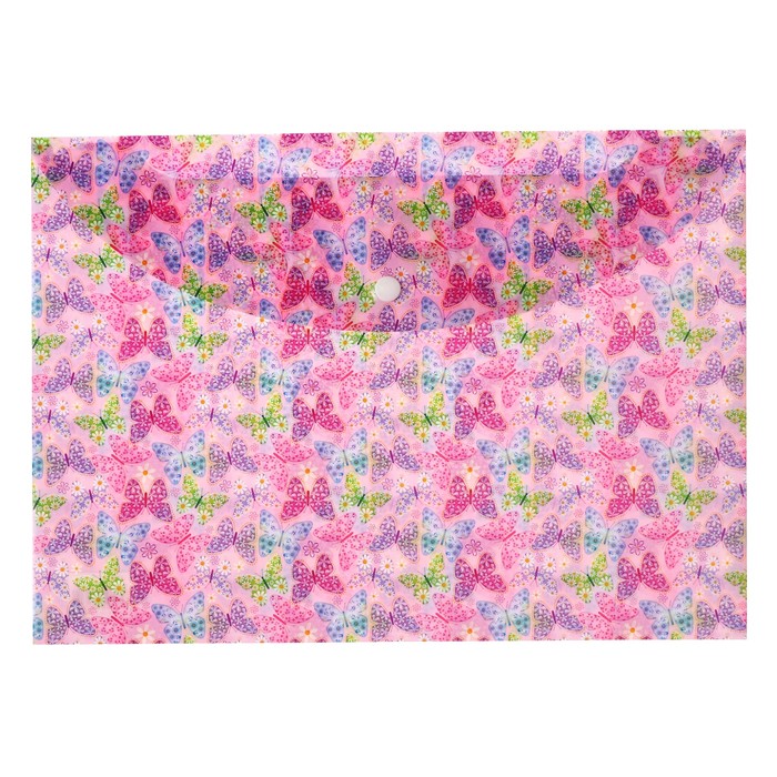 700-nw Набор папок-конвертов на кнопке А4, 180 мкр, 12 штук, МИКС — изображение 5