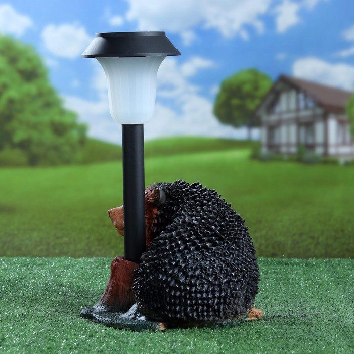 700-nw Садовый фонарь "Ёжик на ножках с фонарем" 25 см МИКС — изображение 7