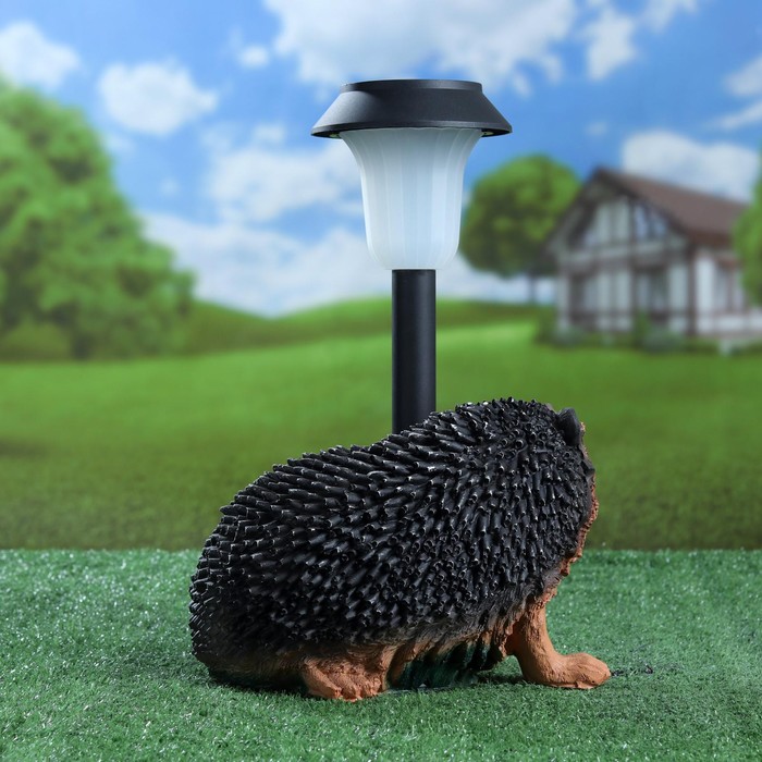700-nw Садовый фонарь "Ёжик на ножках с фонарем" 25 см МИКС — изображение 8