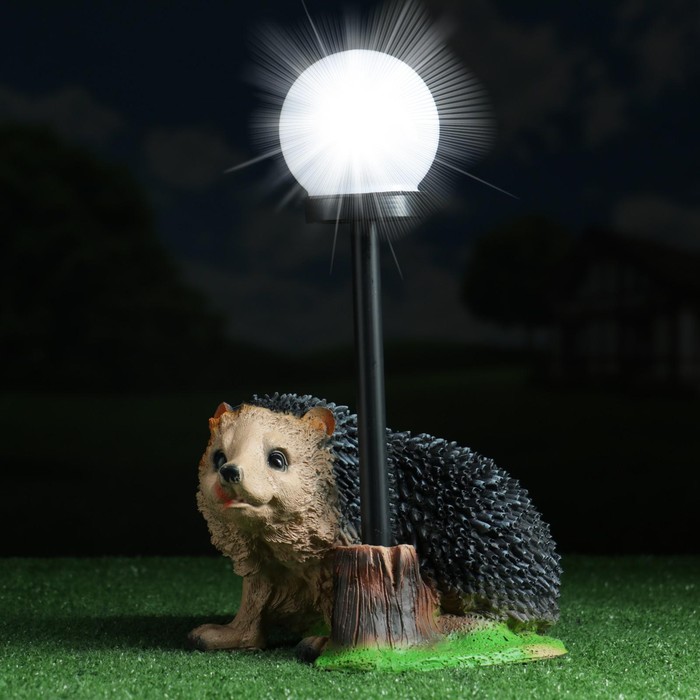 700-nw Садовый фонарь "Ёжик на ножках с фонарем" 25 см МИКС — изображение 9