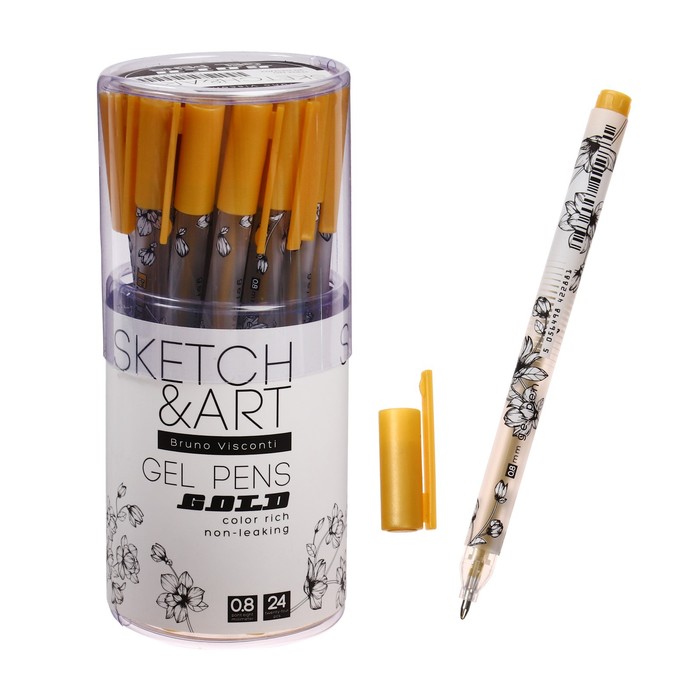 Ручка гелевая SKETCH&amp;ART UniWrite.GOLD, 0,8 мм, золотой