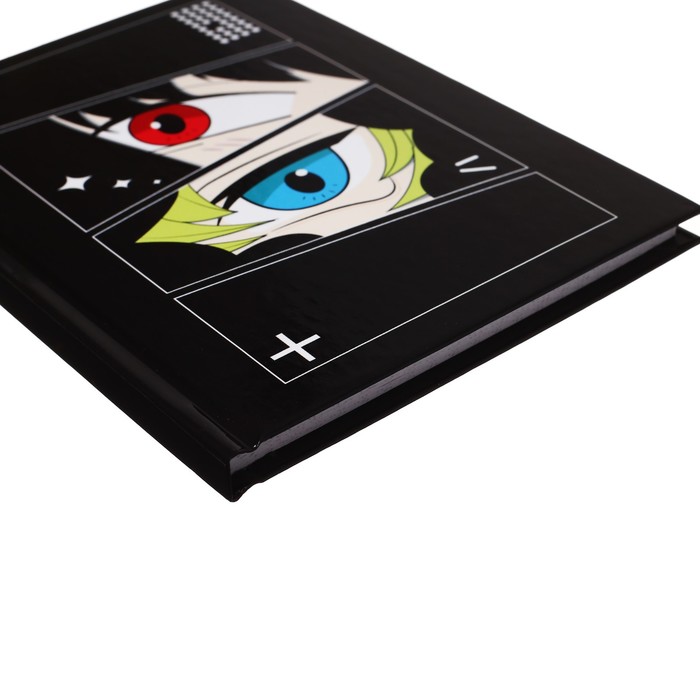 700-nw Блокнот А6, 64 листа в клетку "АнимЭ", твёрдая обложка, блок офсет — изображение 3