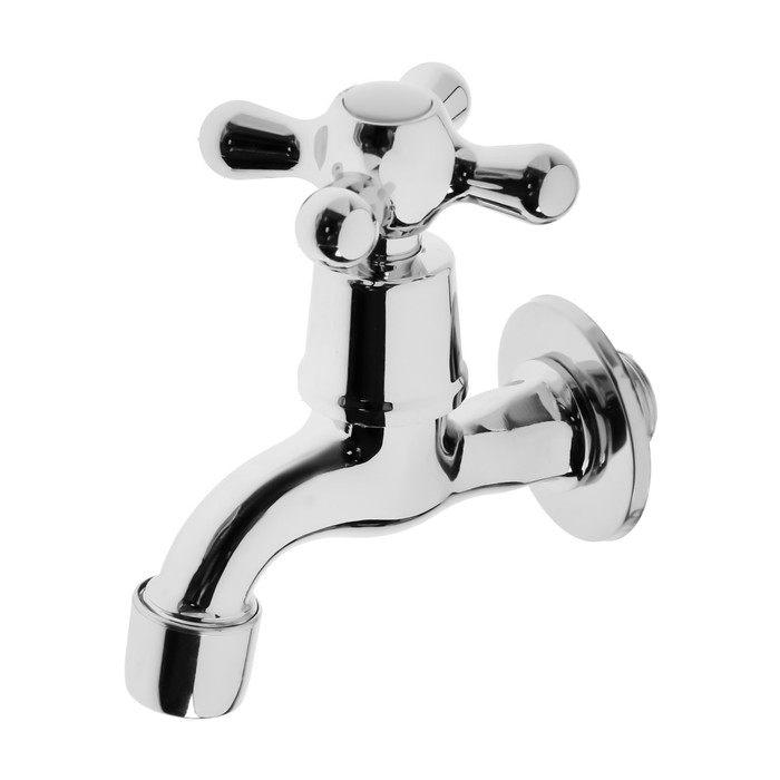 Кран водоразборный FRESSO 554-039, 1/2&quot;, с аэратором, вентильный, цинк