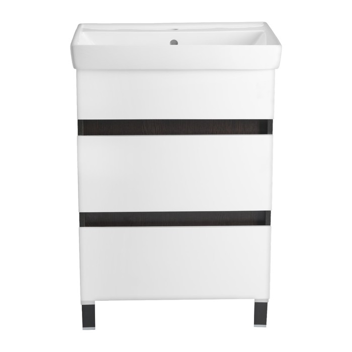 700-nw Комплект мебели для ванной: Тумба "Киото 60" + раковина "Енисей", 44 х 58 х 82 см — изображение 2