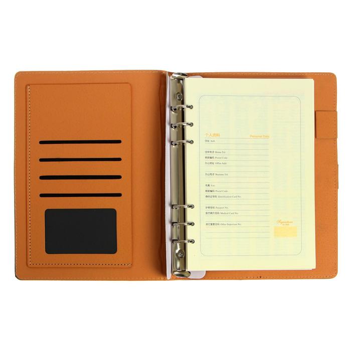 700-nw Органайзер New А5, с хлястиком, 92 листа в линейку, обложка ПВХ, МИКС — изображение 4