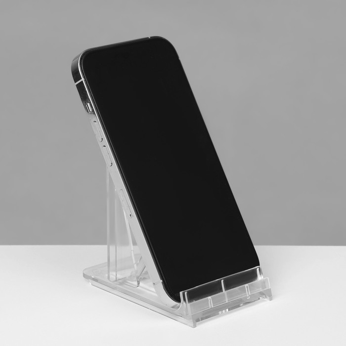 700-nw Подставка универсальная регулируемая малая, 10 х 6 х 2,5 см, оргстекло 3 мм — изображение 3