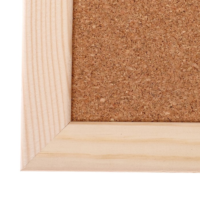 700-nw Доска пробковая 90х120 см, Calligrata, в деревянной раме — изображение 3