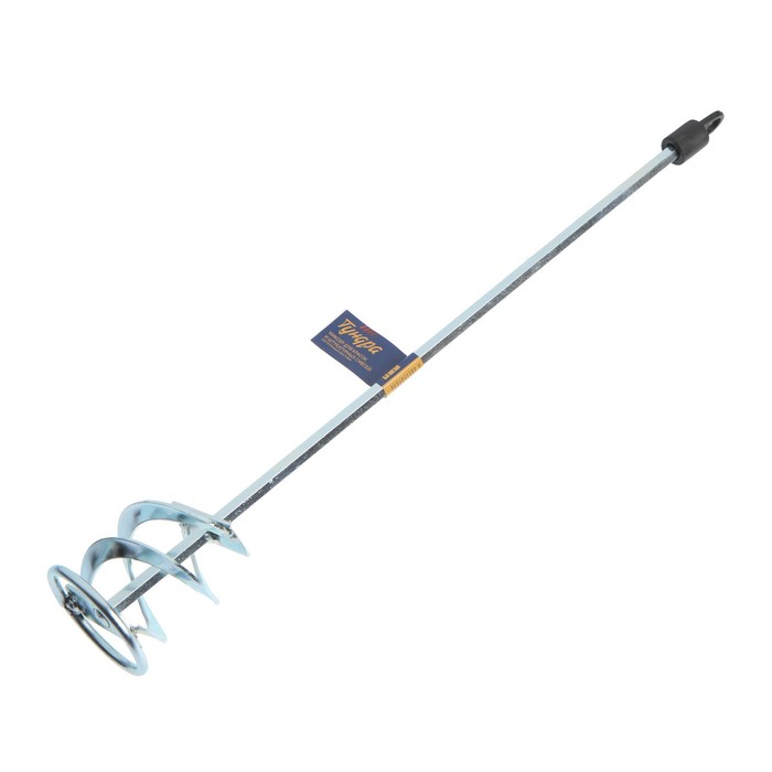 700-nw Миксер для красок и штукатурных смесей ТУНДРА, оцинкованный, шестигранный, 60 х 8 х 400 мм — изображение 2