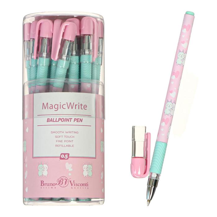 Ручка шариковая MagicWrite &quot;Обнимашки.Зайчики&quot;, 0,5 мм, синие чернила