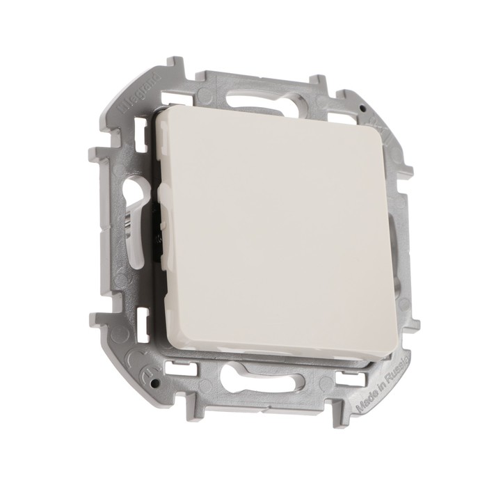 Переключатель Legrand INSPIRIA, одноклавишный, 10 AX, 250 В, Слоновая кость