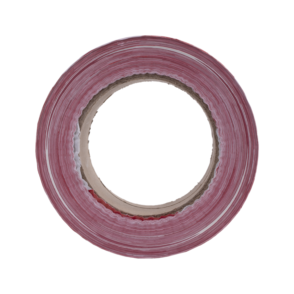 10004496-3 Лента для ограждения бело-красная 75 мм х 200 м — изображение 4