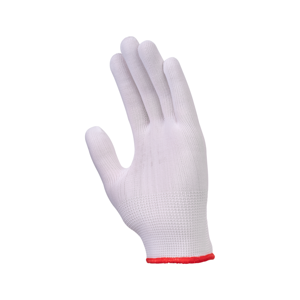 10006463-2 Перчатки нейлоновые без ПВХ, арт.1403 белые — изображение 3