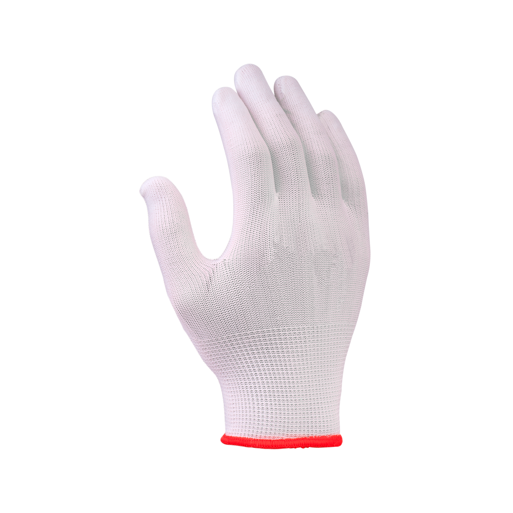 10006463-3 Перчатки нейлоновые без ПВХ, арт.1403 белые — изображение 4
