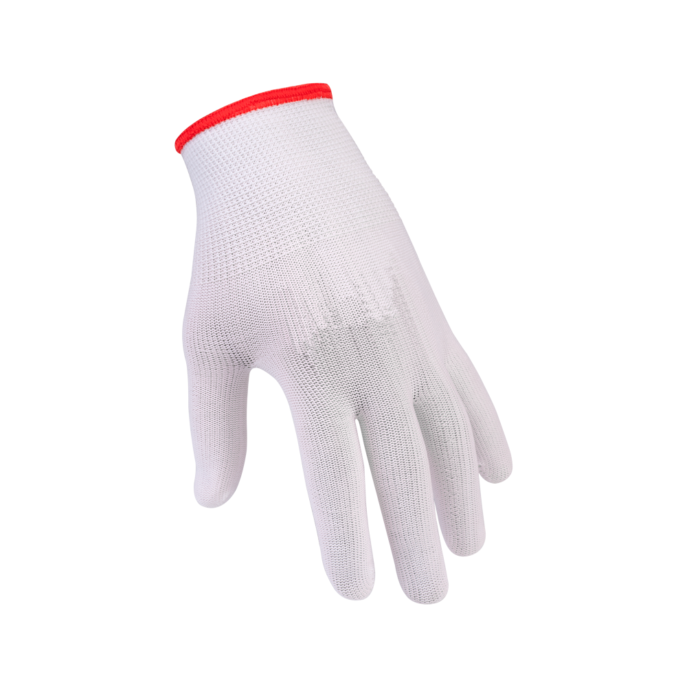10006463-4 Перчатки нейлоновые без ПВХ, арт.1403 белые — изображение 5