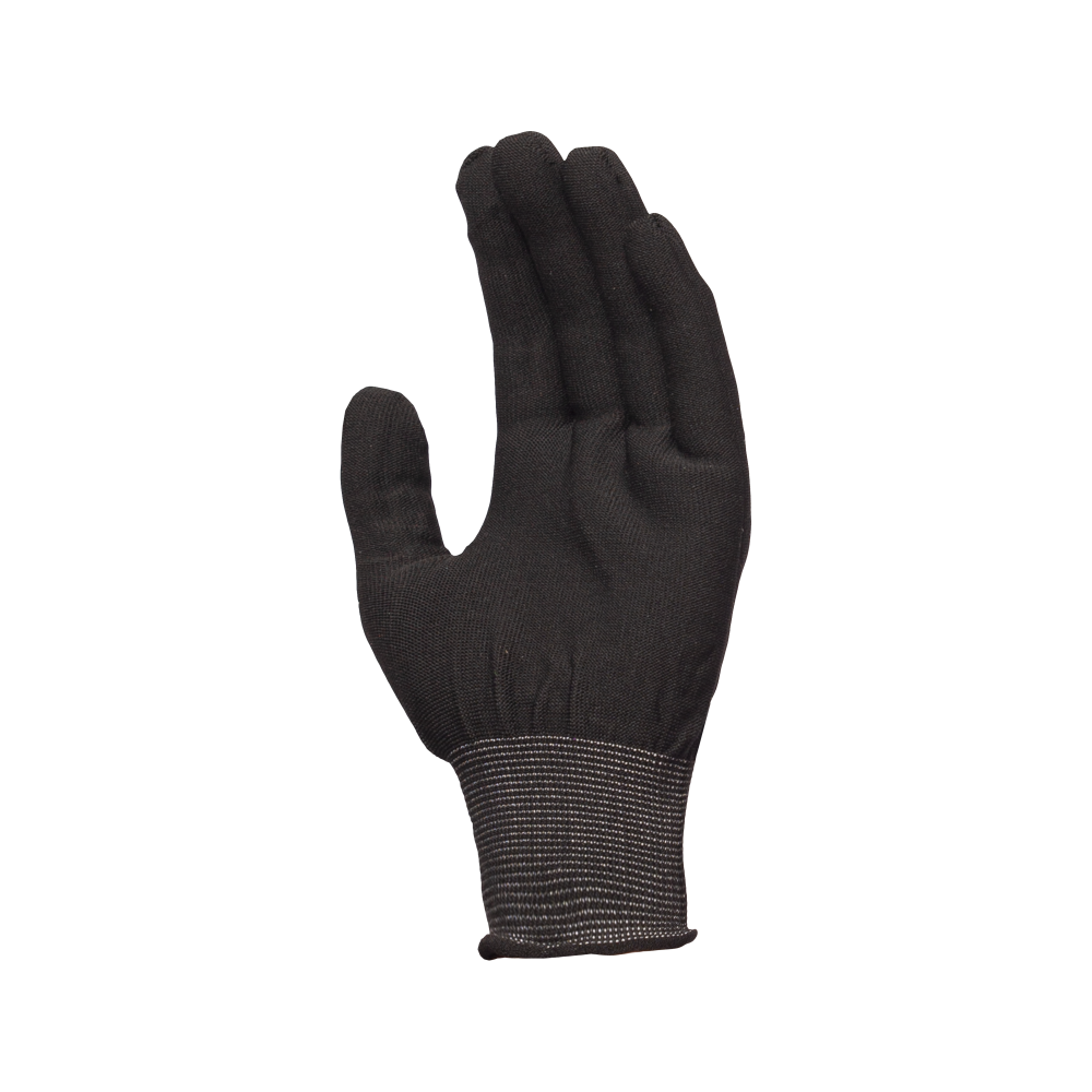 10007198-2 Перчатки нейлоновые без ПВХ, арт.1402 черные — изображение 3