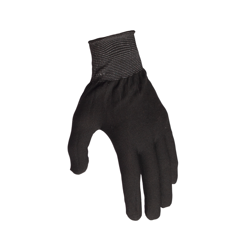 10007198-4 Перчатки нейлоновые без ПВХ, арт.1402 черные — изображение 5