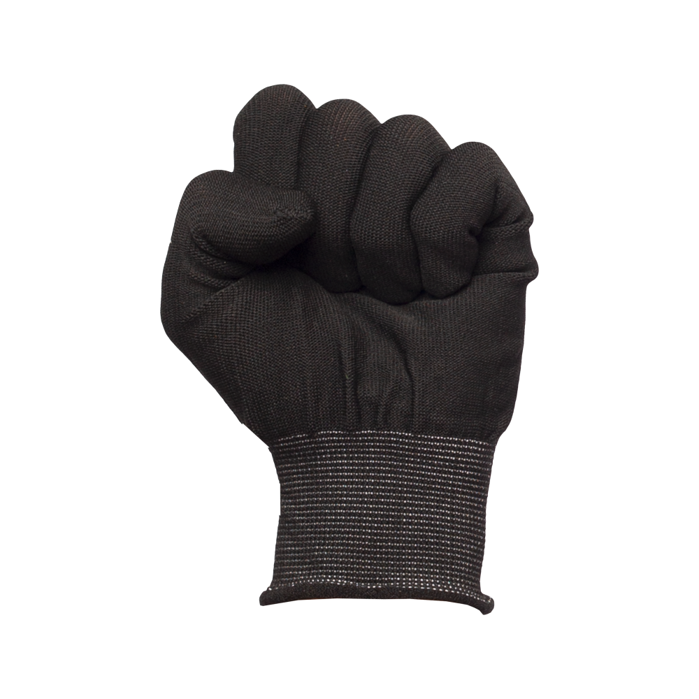 10007198-5 Перчатки нейлоновые без ПВХ, арт.1402 черные — изображение 6